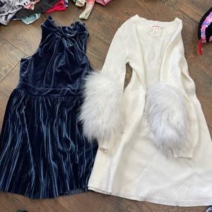 lot of 2 girls dresses size 6/6x
